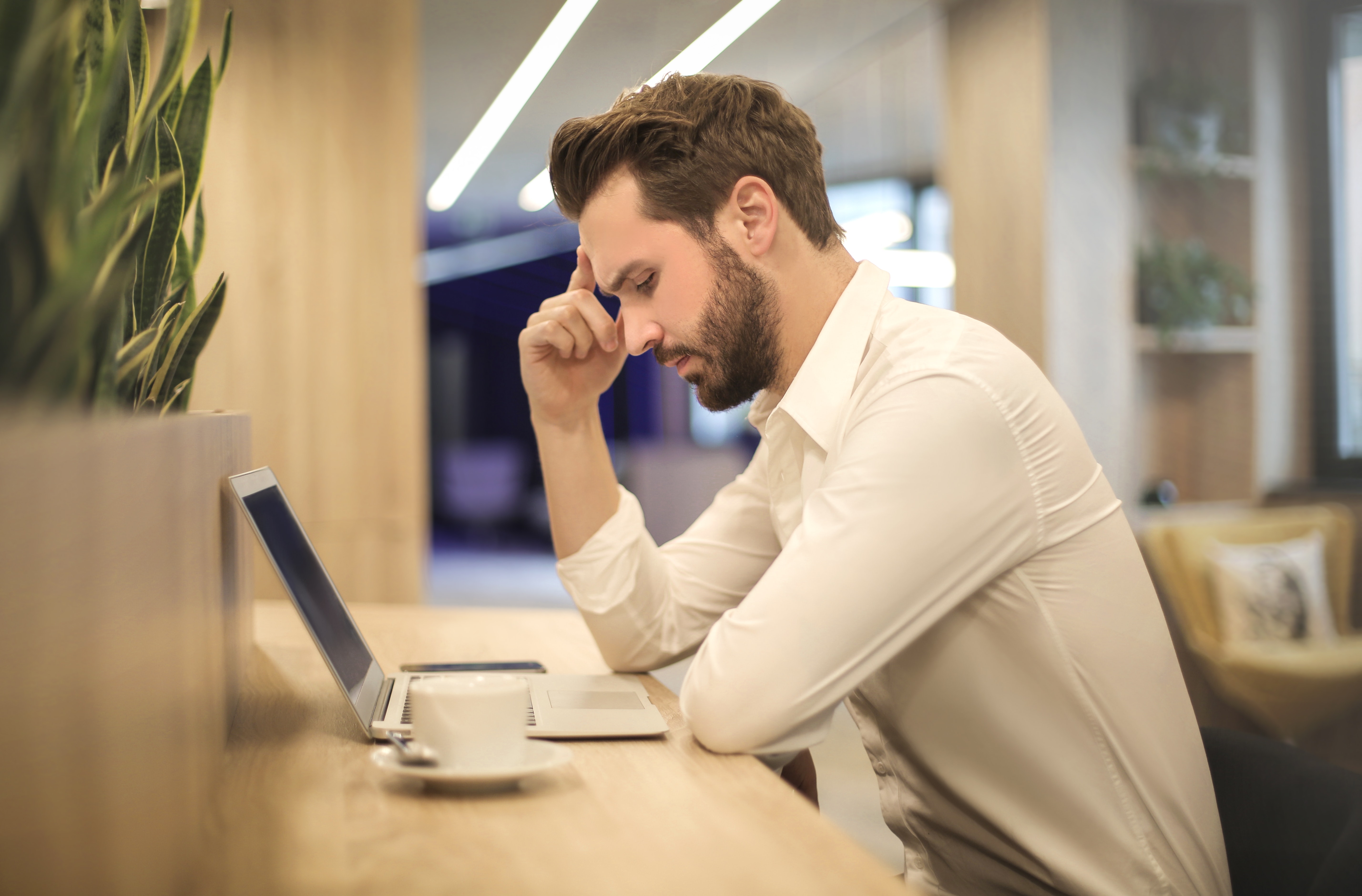 Business Owner Needing to De-Stress During the Workday