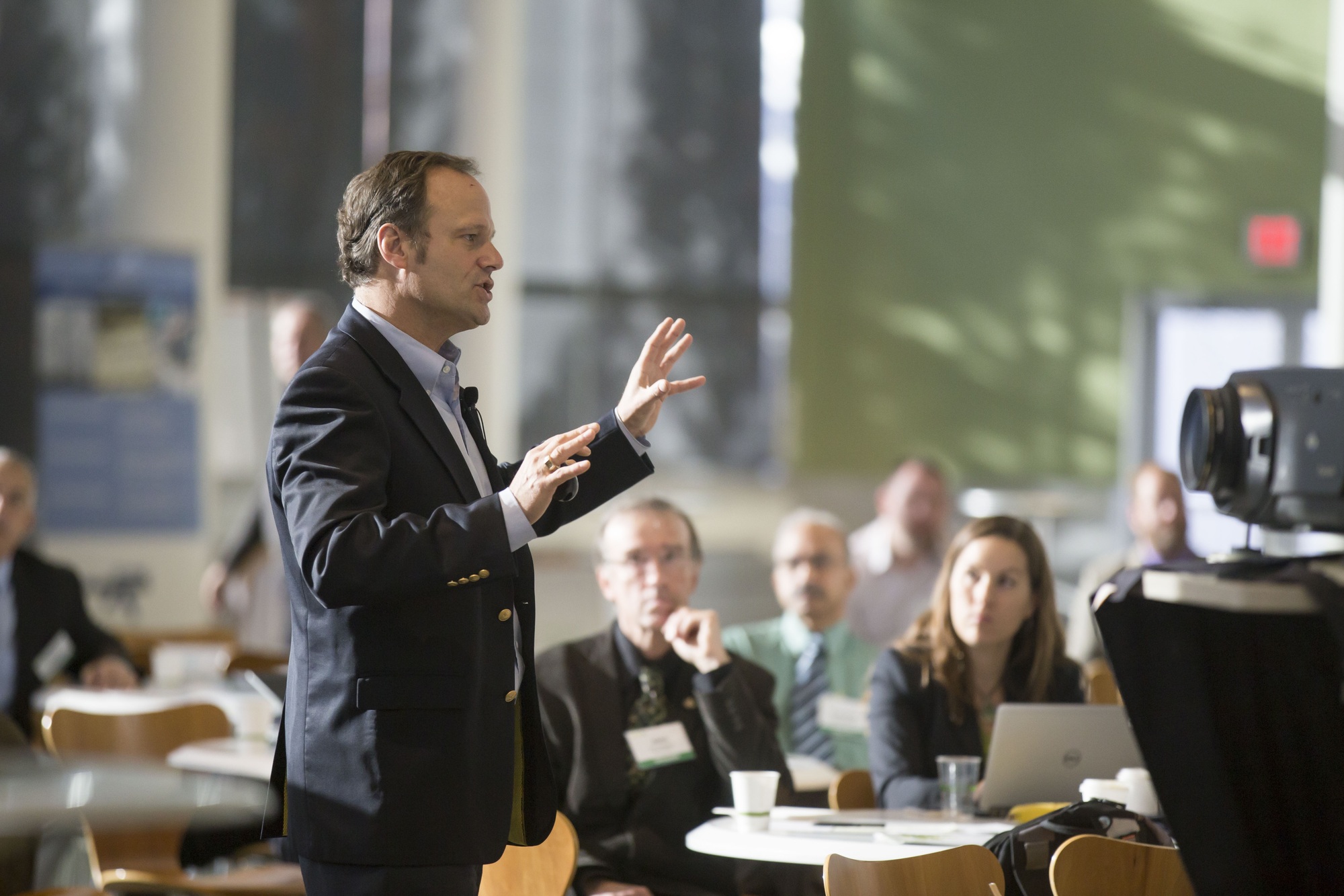 Instructor teaching a life coach certification course